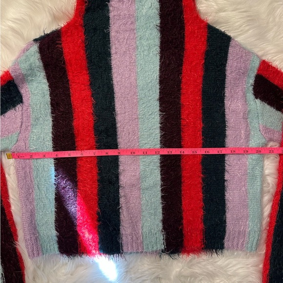 Blank NYC The Mad Hatter Striped Mock Neck Sweater - Picture 3 of 8